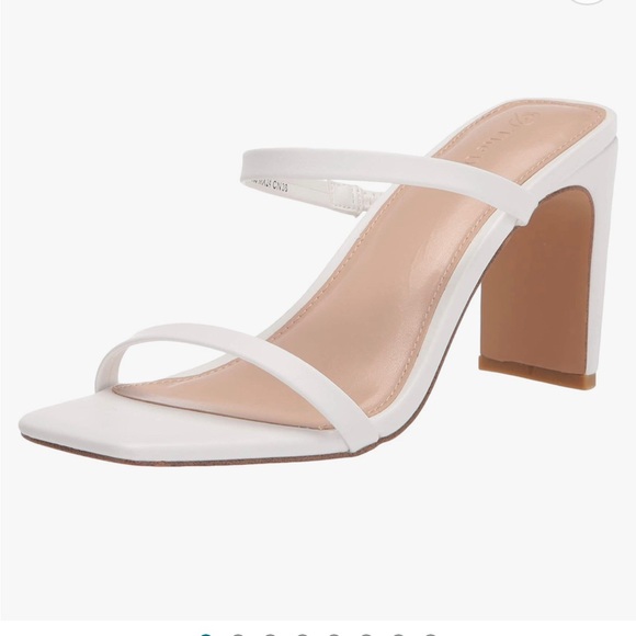 ✨BRIDAL✨ white slipper heels - Picture 1 of 6